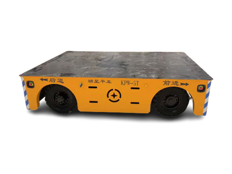 5噸輪胎式無軌電動(dòng)平車